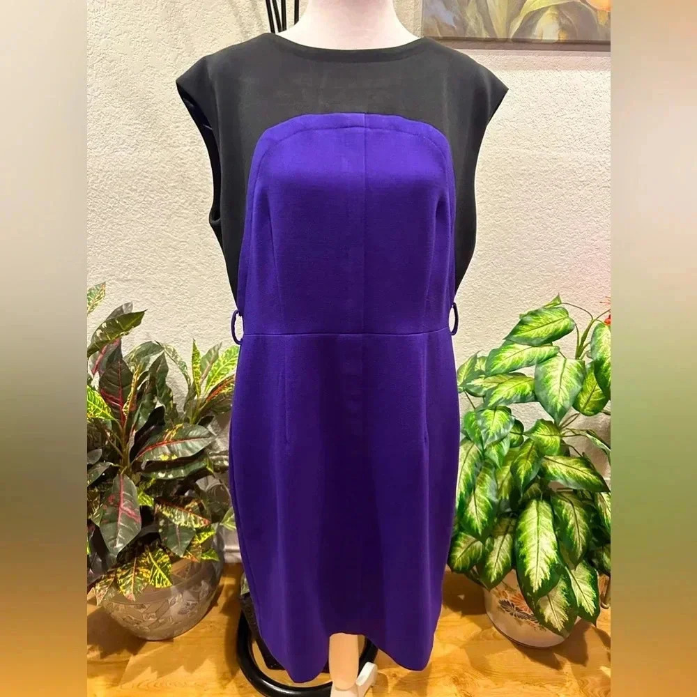Milly Bateau Neckline Knee-Length Dress size 12